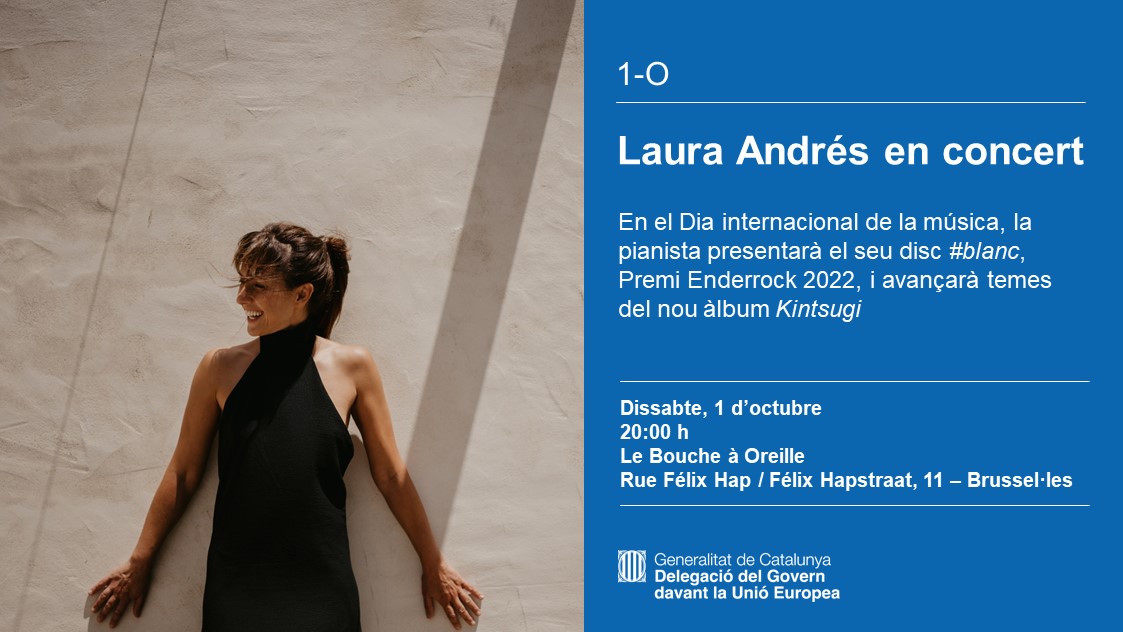 Concert de Laura Andrés l'1-O a Brussel·les Concert de Laura Andrés l'1-O a Brussel·les