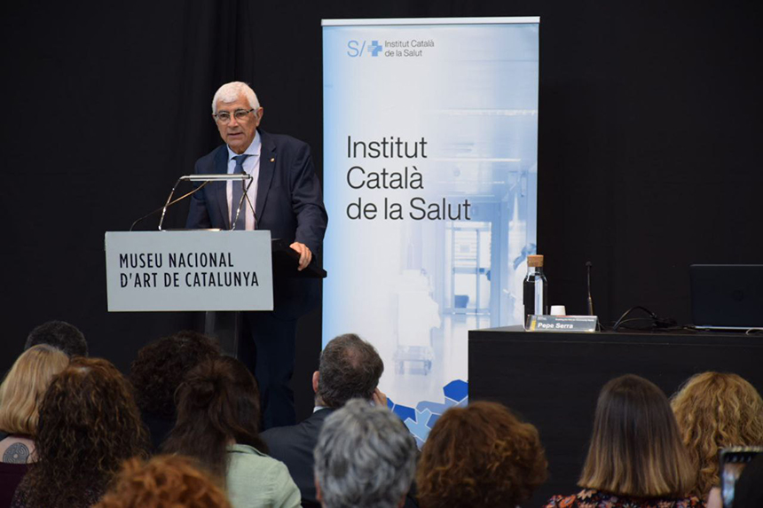 Conseller Balcells: “Podem imaginar-nos prescriure intervencions d'art amb un objectiu de salut específic” Conseller Balcells: “Podem imaginar-nos prescriure intervencions d'art amb un objectiu de salut específic”