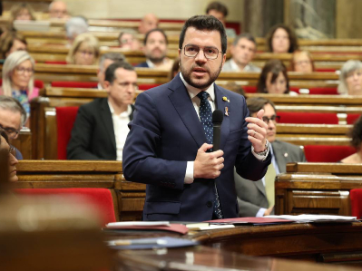 El president durant la sessió de control. Fotografia: Rubén Moreno El president durant la sessió de control. Fotografia: Rubén Moreno