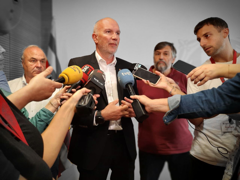 El conseller Mascort amb les organitzacions agràries El conseller Mascort amb les organitzacions agràries