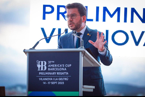 El president de la Generalitat a la regata El president de la Generalitat a la regata