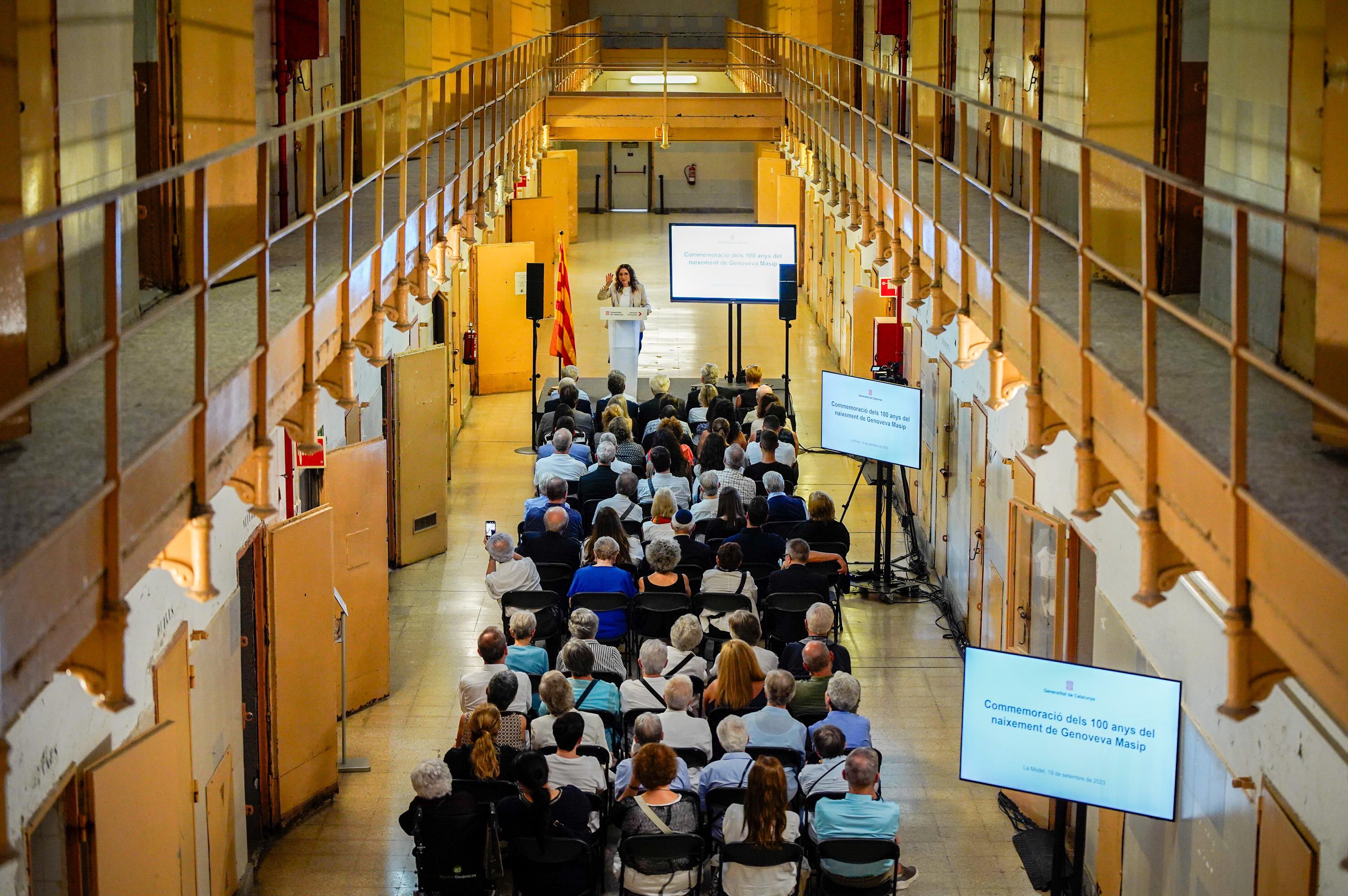 L'acte ha tingut lloc a la presó Model aquesta tarda L'acte ha tingut lloc a la presó Model aquesta tarda