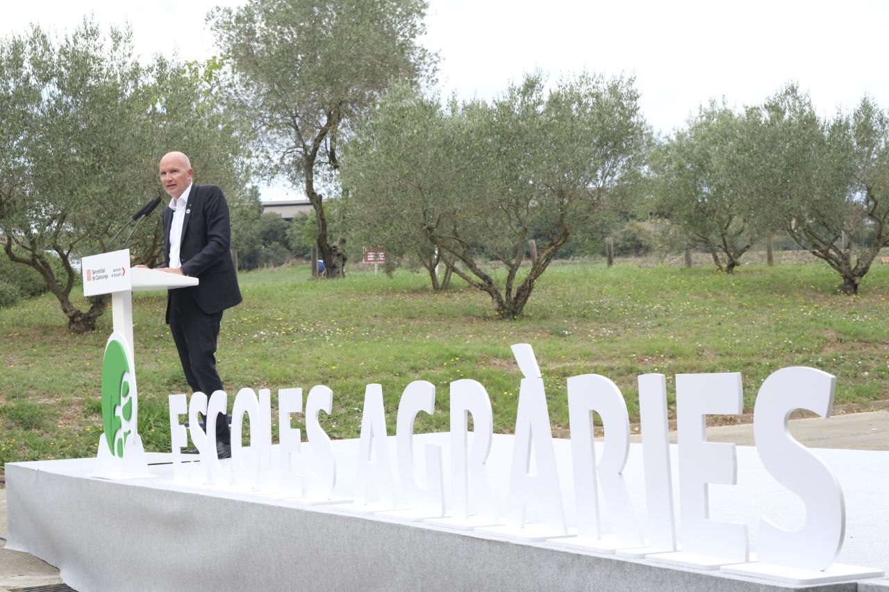 El conseller Mascort inaugurant el curs 2023-2024 de les Escoles Agràries El conseller Mascort inaugurant el curs 2023-2024 de les Escoles Agràries