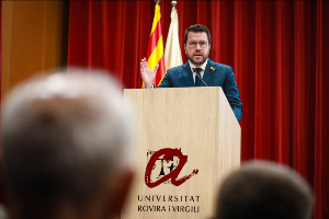 El president durant l'acte inaugural del curs universitari català (Foto: Jordi Bedmar) El president durant l'acte inaugural del curs universitari català (Foto: Jordi Bedmar)