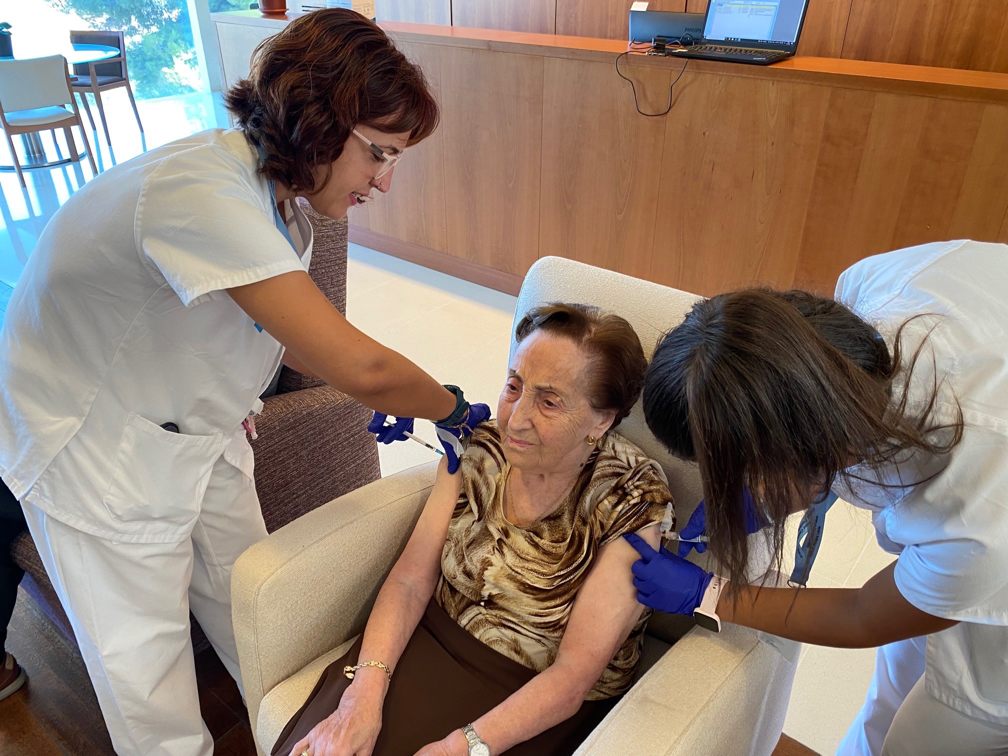 La campanya de vacunació, avui a Almacelles. La campanya de vacunació, avui a Almacelles.