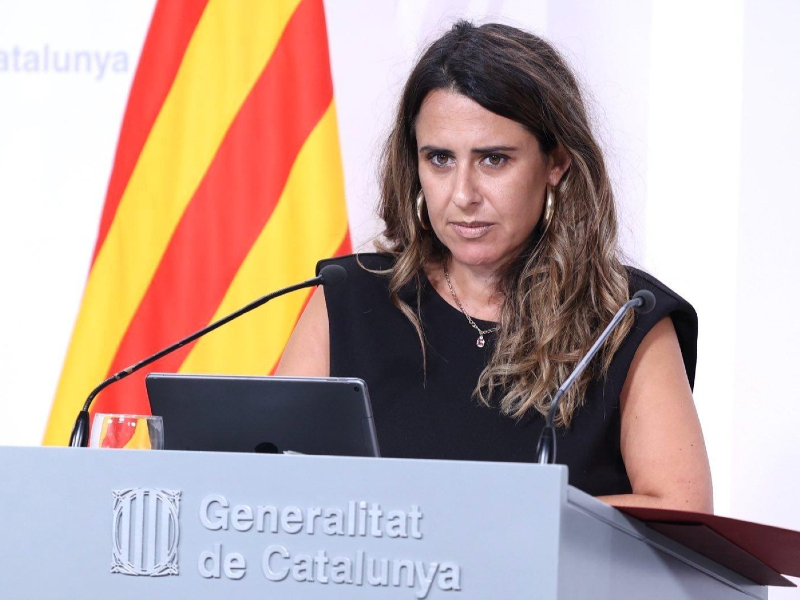 La portaveu del Govern, Patrícia Plaja, durant la roda de premsa de Govern (Autor: Ruben Moreno) La portaveu del Govern, Patrícia Plaja, durant la roda de premsa de Govern (Autor: Ruben Moreno)