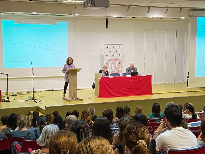 La consellera Verge a la URV La consellera Verge a la URV