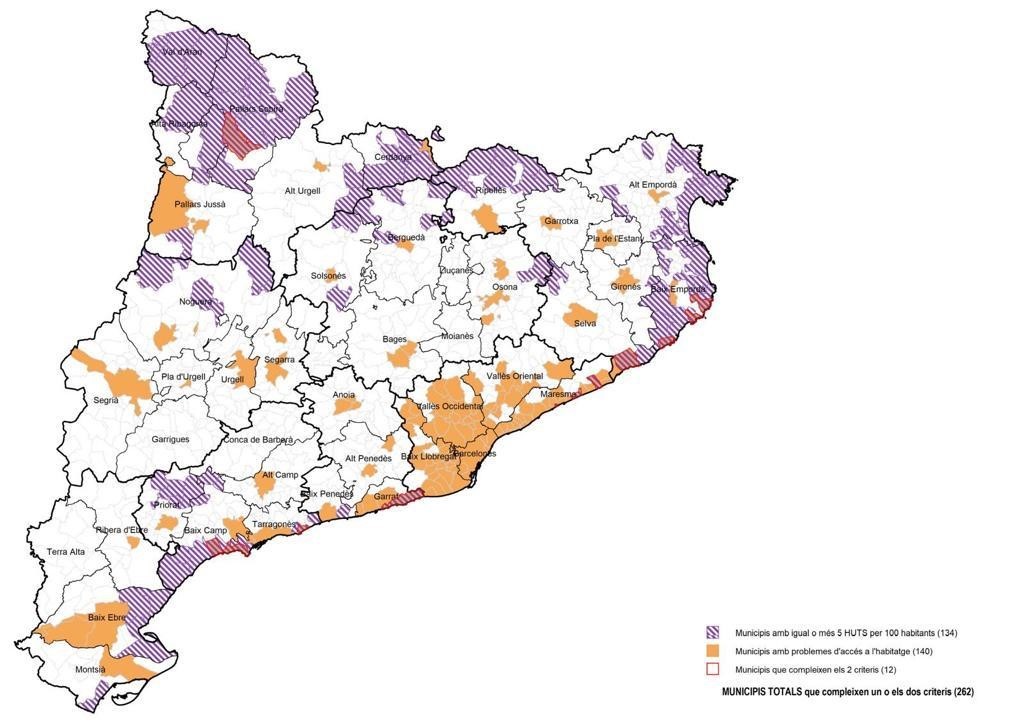 El Decret llei afectarà 262 municipis El Decret llei afectarà 262 municipis