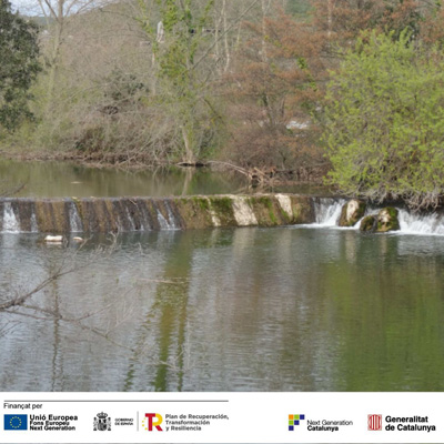 Assut de l'antic molí de Can Sagrera, dins del terme municipal de Pont de Molins. Assut de l'antic molí de Can Sagrera, dins del terme municipal de Pont de Molins.