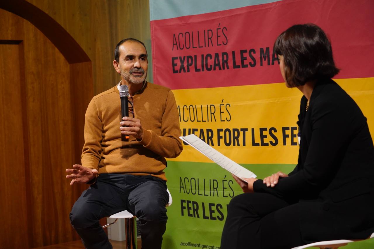 L'Óscar en l'acte de la campanya d'acolliment de La Seu d'Urgell L'Óscar en l'acte de la campanya d'acolliment de La Seu d'Urgell