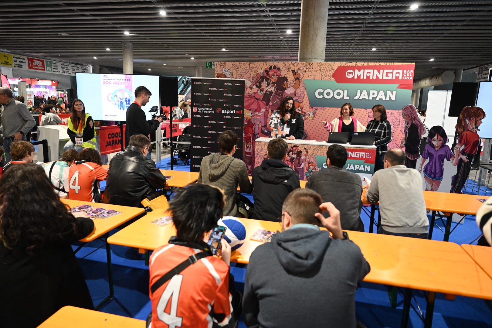 Imatge de l'espai on s'ha presentat el còmic manga 'No tinc nom', al Saló del Manga. Imatge de l'espai on s'ha presentat el còmic manga 'No tinc nom', al Saló del Manga.