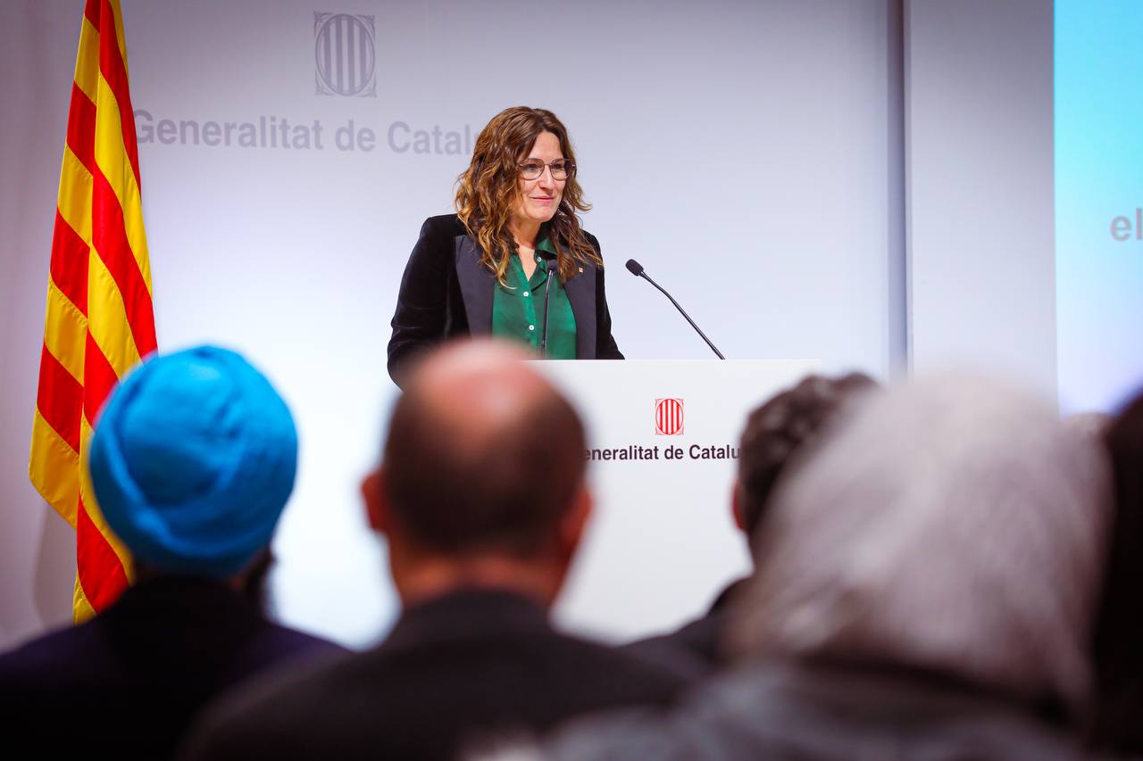 La vicepresidenta Vilagrà La vicepresidenta Vilagrà