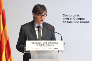 El president encapçala la signatura del protocol pel Campus de Salut de la Regió Sanitària Girona. Autor: Rubén Moreno El president encapçala la signatura del protocol pel Campus de Salut de la Regió Sanitària Girona. Autor: Rubén Moreno