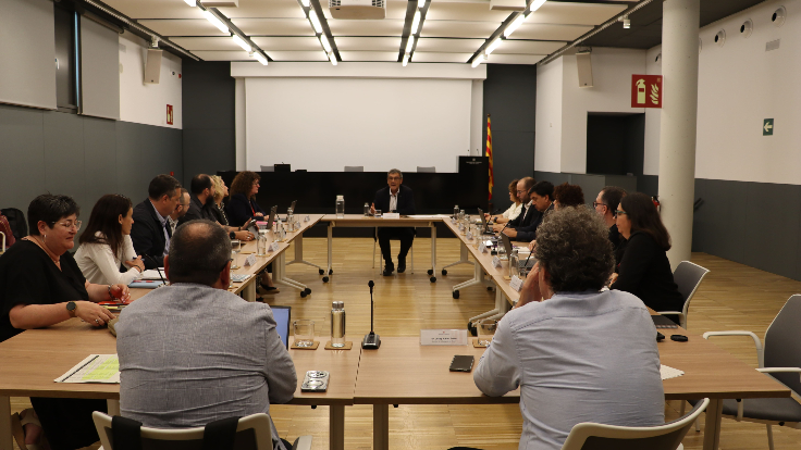 Sessió del Consell de Direcció de l’Administració Territorial del Govern a les Terres de l’Ebre. Sessió del Consell de Direcció de l’Administració Territorial del Govern a les Terres de l’Ebre.