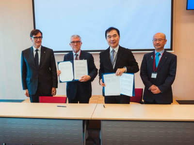 Signatura del conveni entre el BSC i el Riken. Foto: Arnau Carbonell Signatura del conveni entre el BSC i el Riken. Foto: Arnau Carbonell