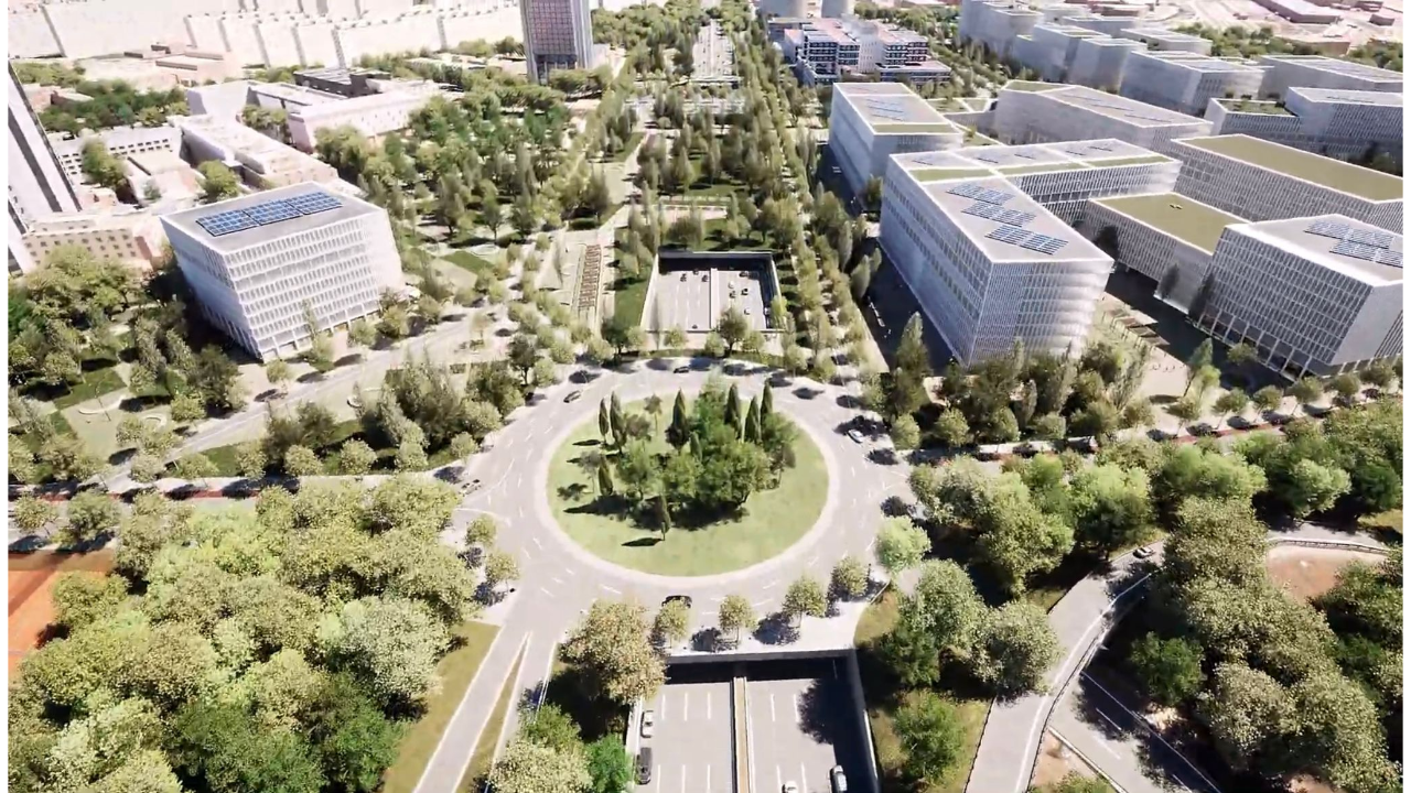 Vista àrea del Bioclúster Vista àrea del Bioclúster