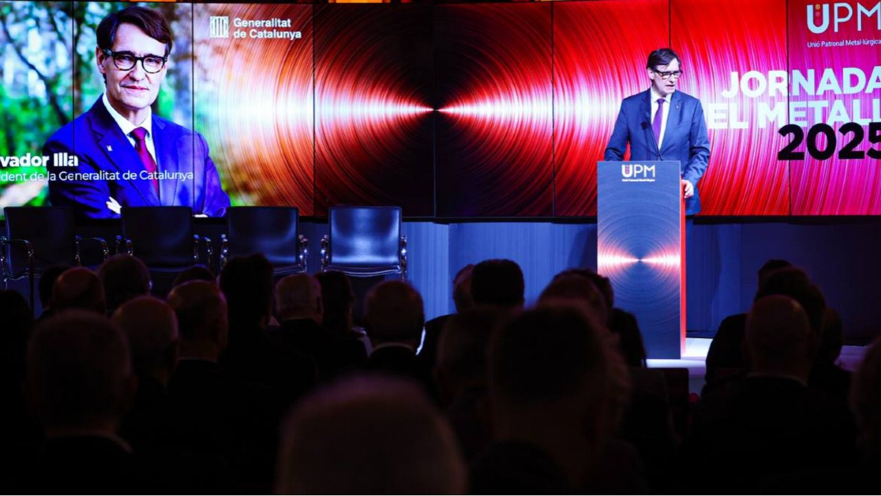 El president de la Generalitat, Salvador Illa, ha participat en la Jornada de la Unió Patronal Metal·lúrgica El president de la Generalitat, Salvador Illa, ha participat en la Jornada de la Unió Patronal Metal·lúrgica