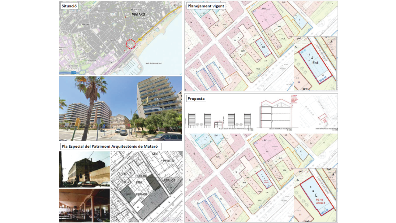 Modificació urbanística de l’edifici del Vapor Gordils a la ciutat de Mataró. Modificació urbanística de l’edifici del Vapor Gordils a la ciutat de Mataró.